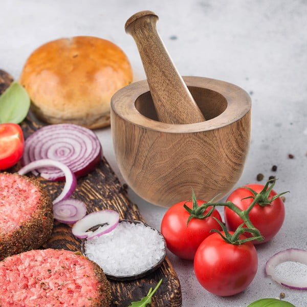 Drewniany moździerz Mango – Orion-image-1