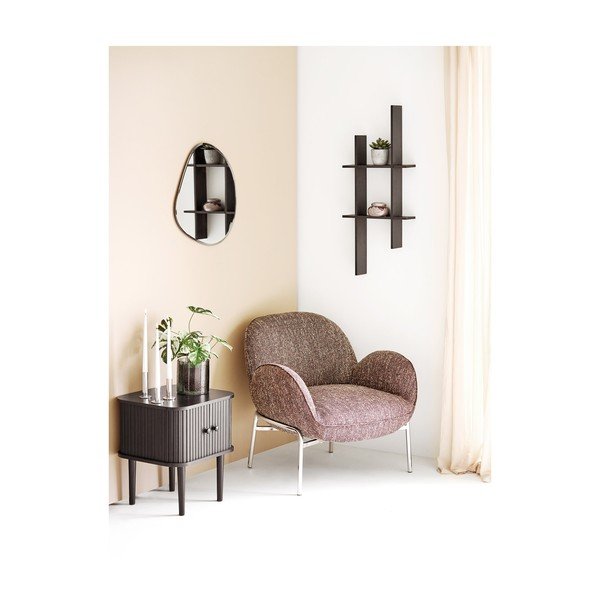 Stolik z litego drewna sosnowego 40x45 cm Nikko – House Nordic-image-4