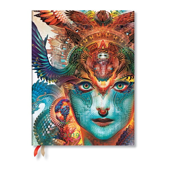 Kalendarz na 2019 rok Paperblanks Dharma Dragon, 18x23 cm