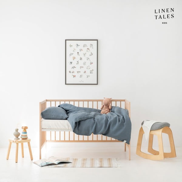 Lniana pościel dziecięca jednoosobowa 140x200 cm – Linen Tales-image-1