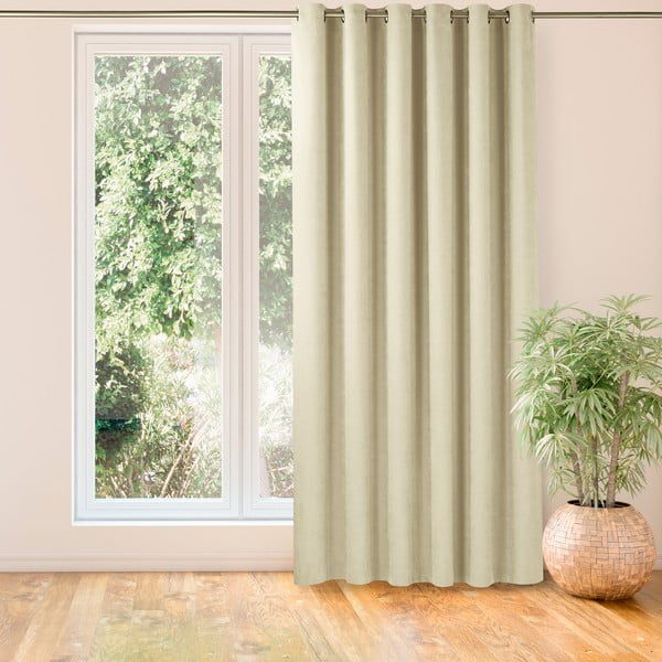 Beżowa zasłona 140x225 cm Milana – Homede-image-4