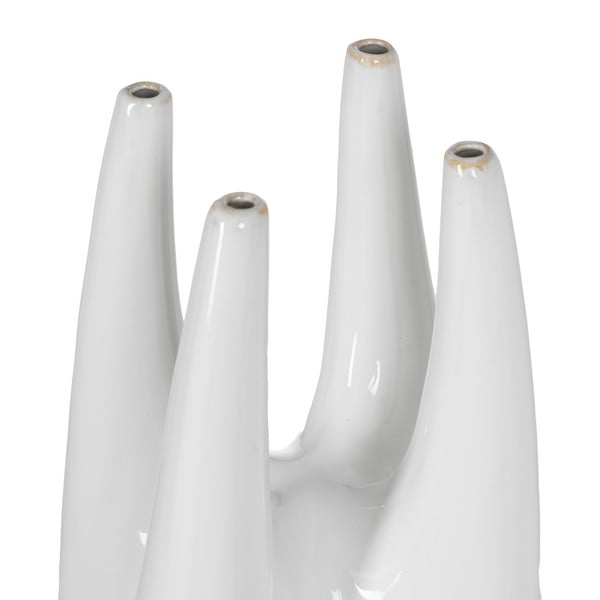 Biały ceramiczny wysoki wazon (wysokość 56 cm) Blanca – Ixia-image-1