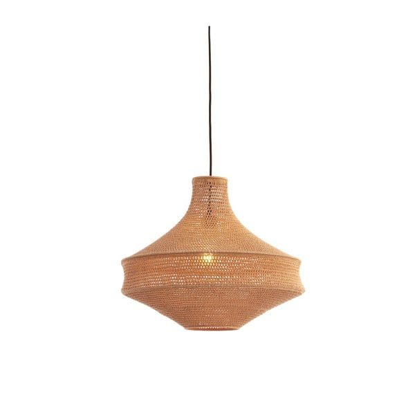 Jasnobrązowy abażur ø 50 cm Viggo – Light & Living-image-2