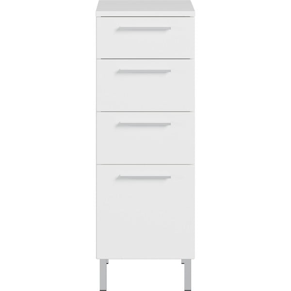 Biała niska szafka łazienkowa 30x86 cm Arvada – Germania