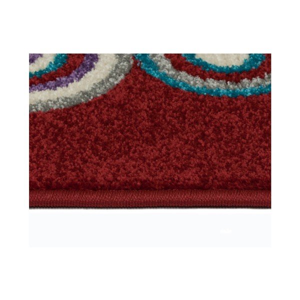 Czerwony dywan Universal Boras Circles, 57x110 cm-image-1