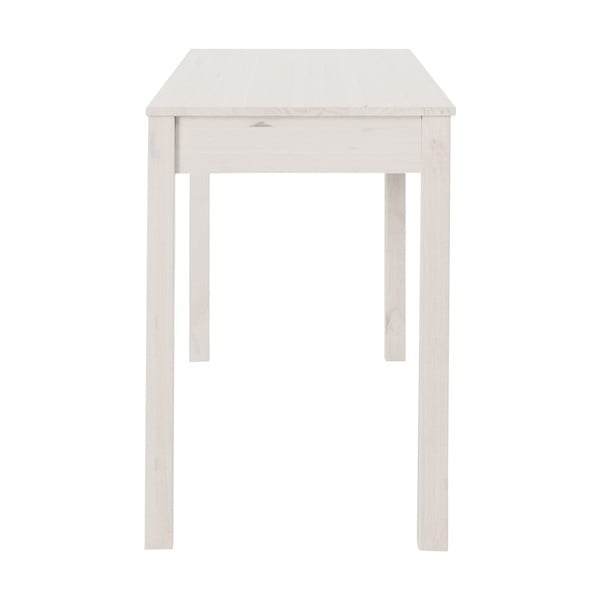 Białe biurko z drewna sosnowego Støraa Gava, dł. 100 cm-image-4