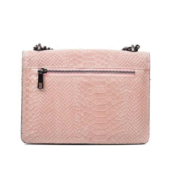 Różowa skórzana kopertówka Renata Corsi Fiona-image-1