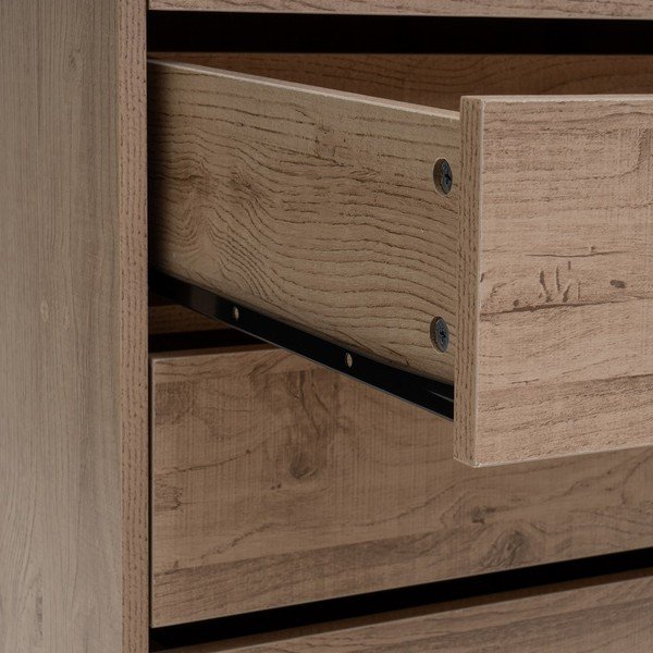 Otwarta szafa modułowa w dekorze dębu w naturalnym kolorze 60x180x45 cm Modular – Casa Selección-image-2