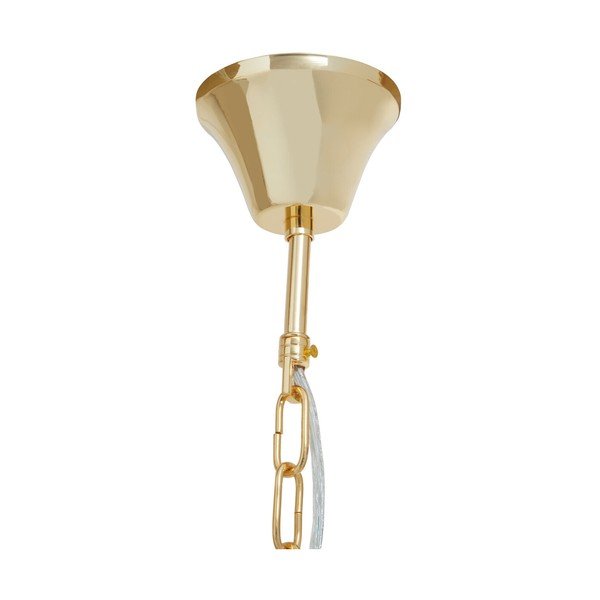 Metalowa lampa wisząca w kolorze złota Glamour – Premier Housewares-image-3