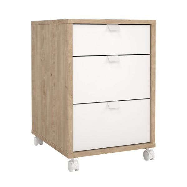 Biało-naturalna szafka w dekorze dębu 41x61 cm Sign – Tvilum-image-2