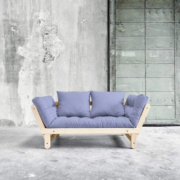 Sofa rozkładana Karup Beat Natural/Blue Breeze