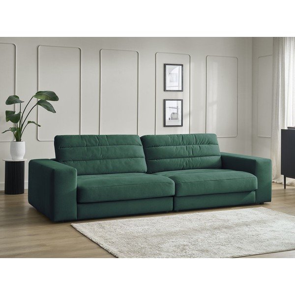 Zielona aksamitna sofa 276 cm Sierra – Bobochic Paris-image-1