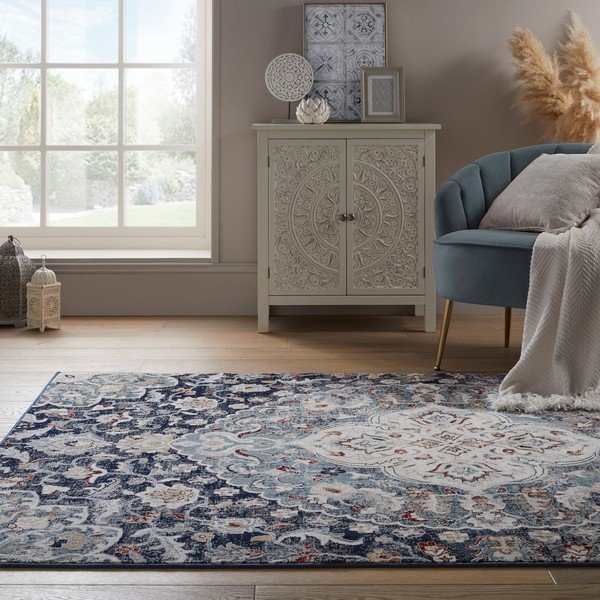 Ciemnoniebieski dywan Flair Rugs Jaleh, 160x230 cm-image-1