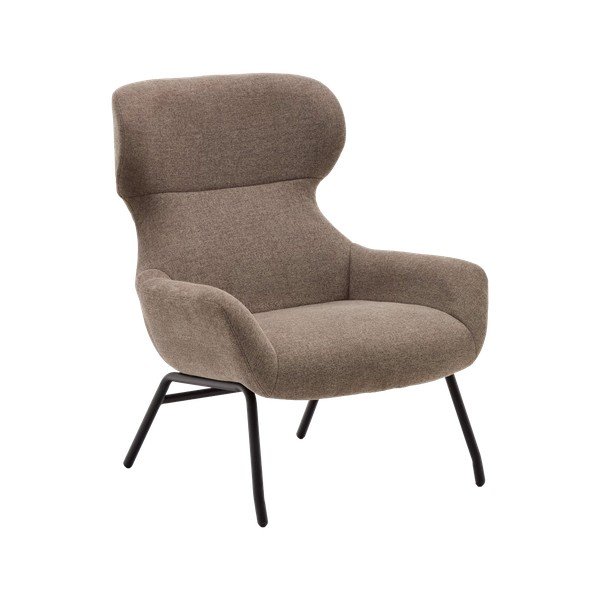 Brązowy fotel Belina – Kave Home