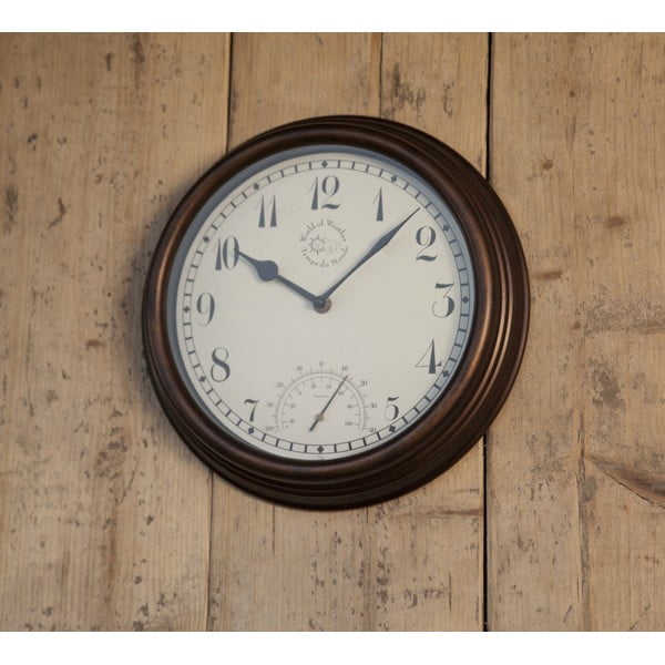 Zegar ogrodowy z termometrem Esschert Design Time-image-1