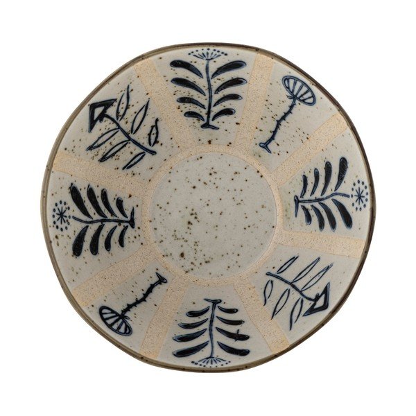 Jasnoniebiesko-kremowa kamionkowa miska 500 ml Leonie – Bloomingville-image-3