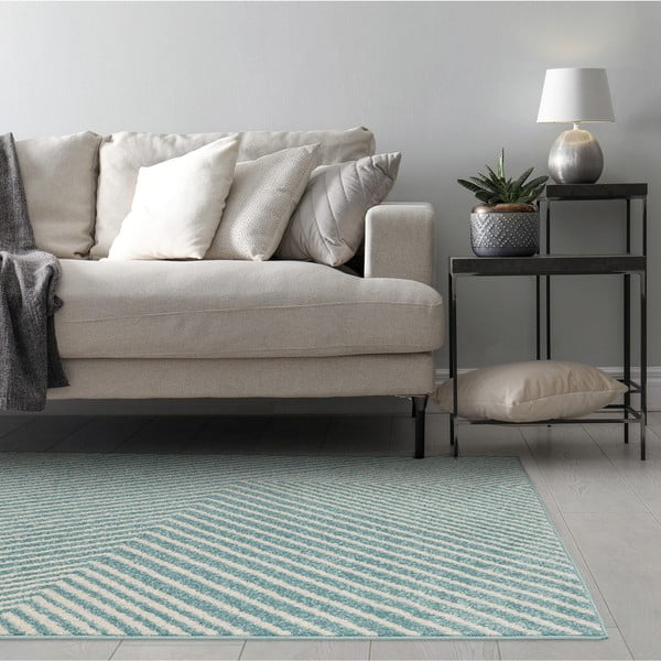 Szaroniebieski dywan 120x170 cm Muse Blue Cross – Asiatic Carpets-image-1