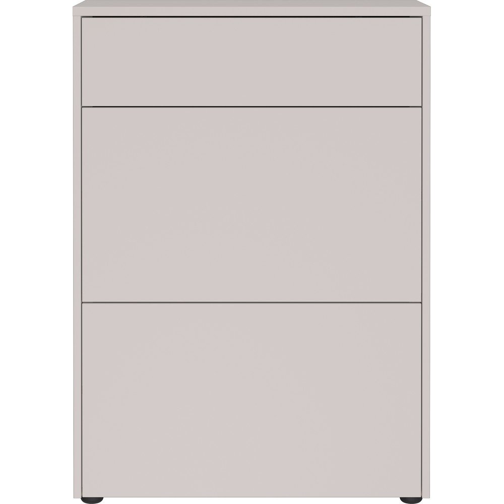 Kremowa szafka z matowym wykończeniem 70x99x34 cm Binetto – Germania (zdjęcie 4)