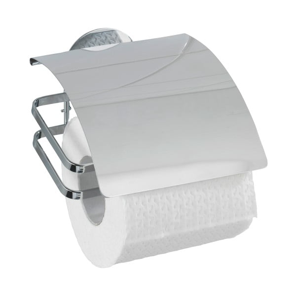 Uchwyt na papier toaletowy z przyssawką Wenko Turbo-Loc, do 40 kg