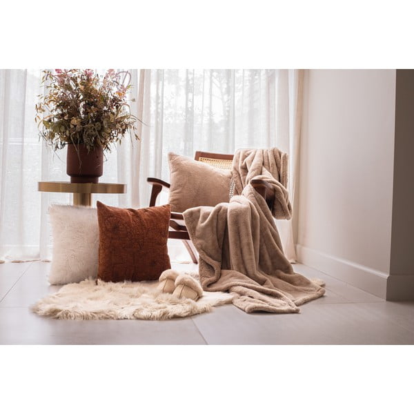 Brązowy koc ze sztucznego futra 150x200 cm Ruby – Tiseco Home Studio-image-4