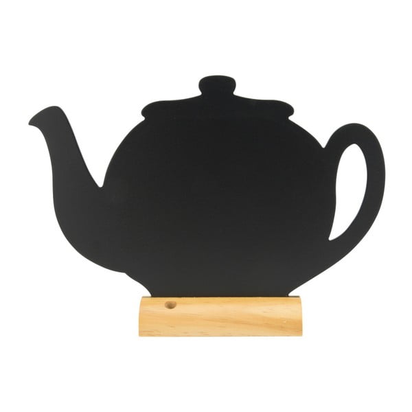Tablica do pisania na drewnianym stojaku z kredowym flamastrem Securit® Silhouette Teapot