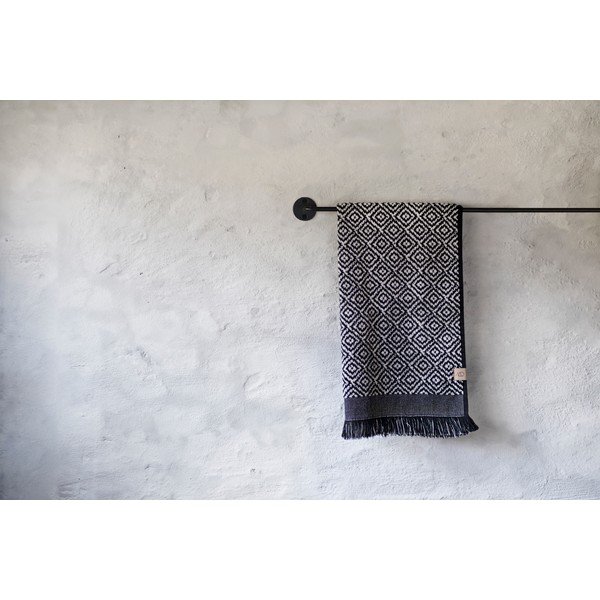 Czarno-białe bawełniane ręczniki zestaw 2 szt. 35x60 cm Morocco – Mette Ditmer Denmark-image-1
