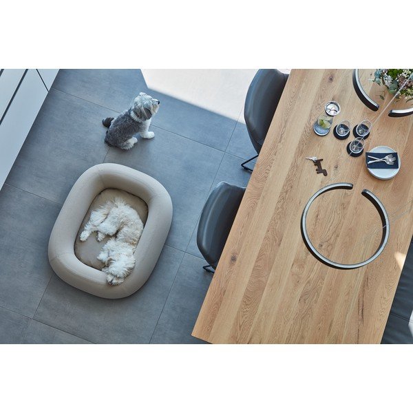 Jasnobrązowe legowisko dla psów 76x93 cm Barca Taupe S/M – MiaCara-image-3