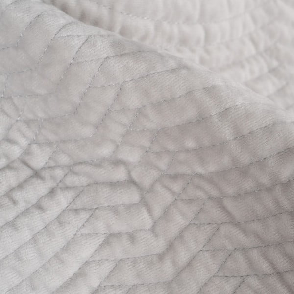 Kremowa aksamitna narzuta pikowana 180x260 cm – Ixia-image-2