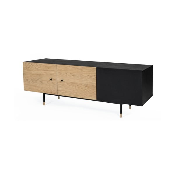 Brązowo-czarna szafka pod TV Woodman Jugend-image-2