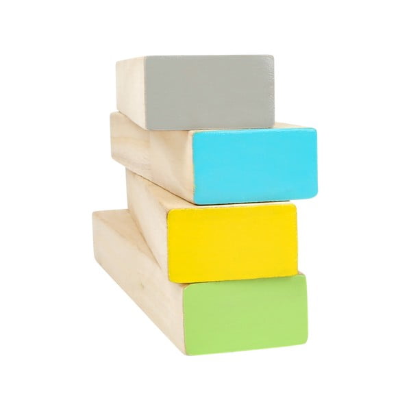 Dziecięca drewniana wieża z klocków Legler Tower, 60 szt.-image-3