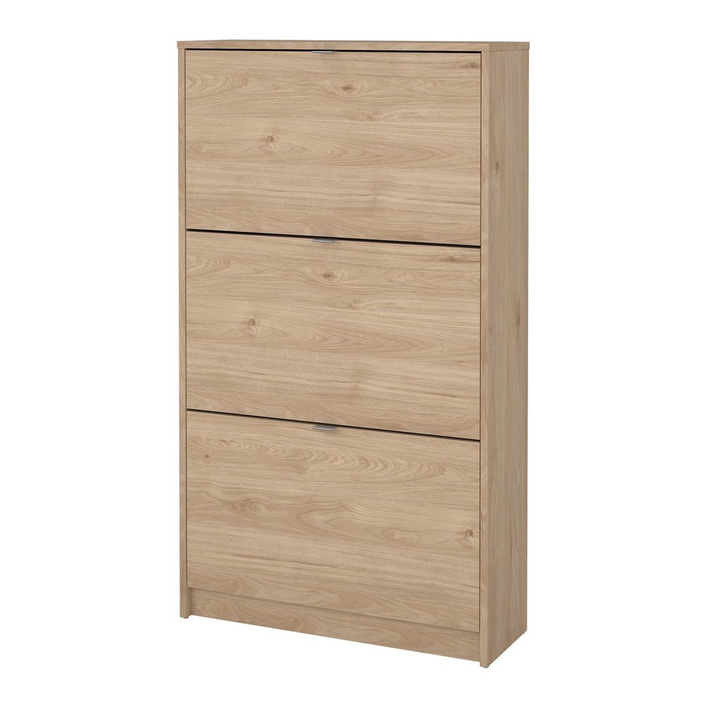 Uchylna szafka na buty w dekorze dębu w naturalnym kolorze 70x124x24 cm Shoes – Tvilum (zdjęcie 4)