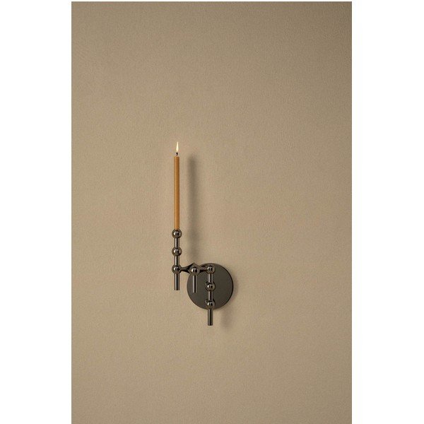 Metalowy wazon w kolorze czarni z połyskiem (wysokość 10 cm) Nagel – STOFF Nagel-image-3