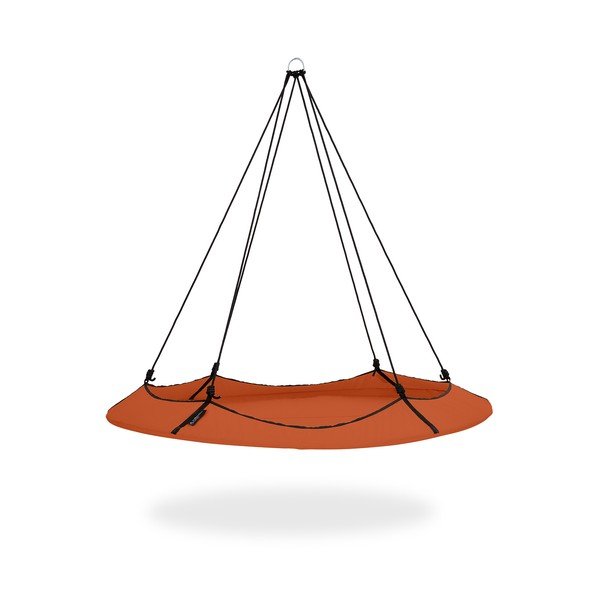 Pomarańczowa huśtawka ogrodowa ze stojakiem –  Hangout Pod-image-3