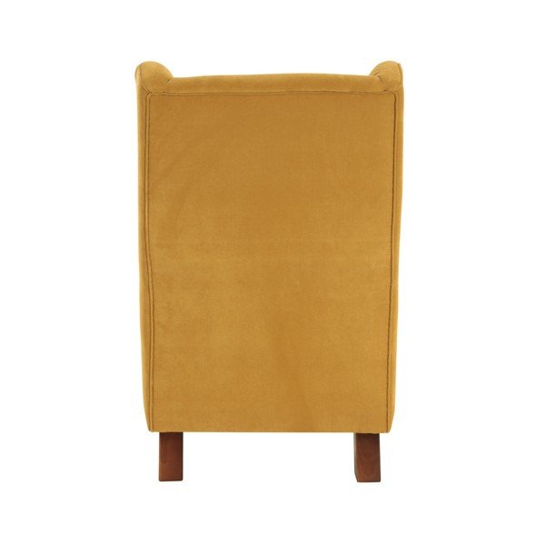 Żółty fotel Max Winzer Bruno Velor-image-2