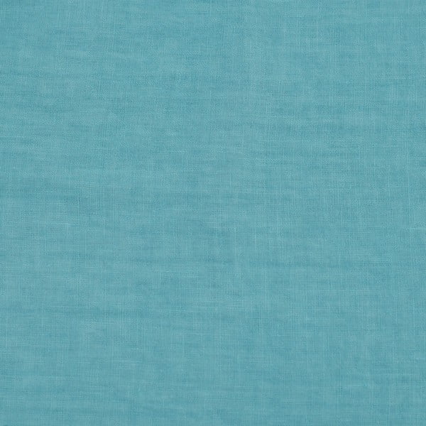 Turkusowa lniana zasłona 140x300 cm Coastal Blue – Linen Tales-image-1