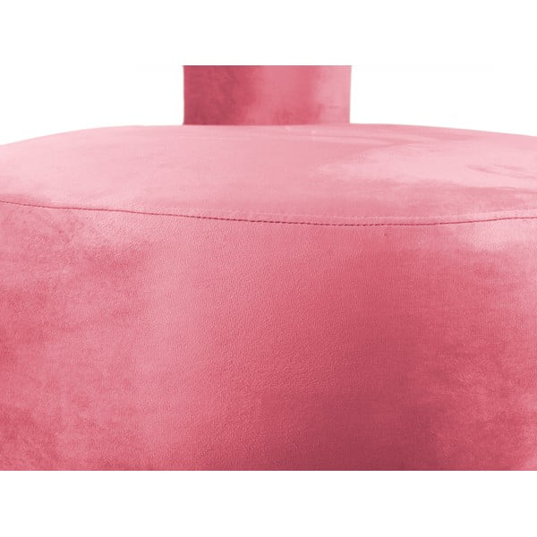 Różowy aksamitny fotel Abrazo – Leitmotiv-image-1