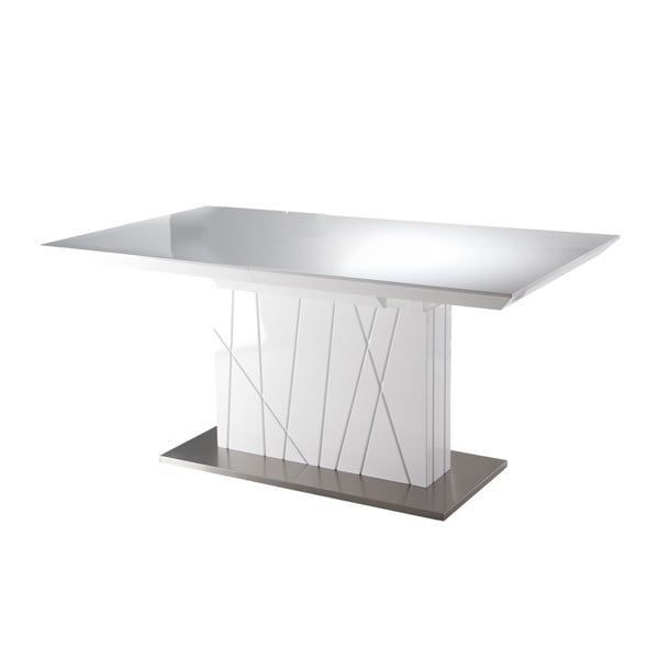 Biały stół rozkładany Pondecor Sabella, 90x160 cm