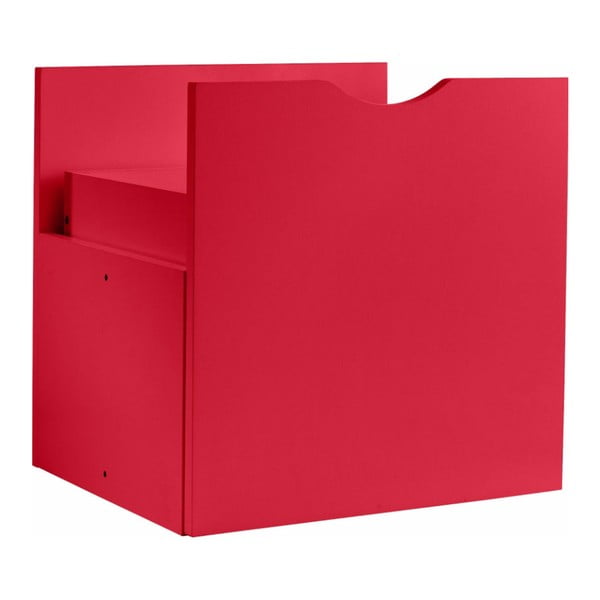 Czerwona szuflada do regału Støraa Kiera, 33x33 cm