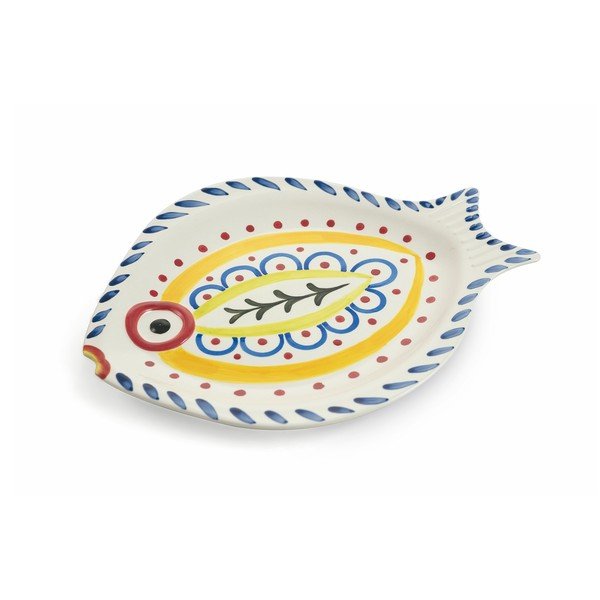 Zestaw 4 talerzy w kształcie rybek z dolomitu VDE Tivoli 1996 Sashimi Fish-image-1