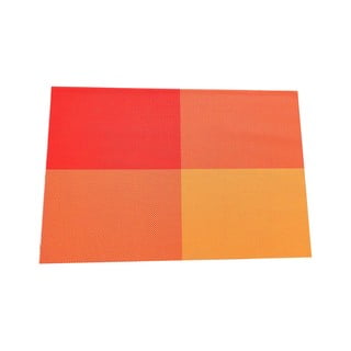 Pomarańczowa materiałowa mata stołowa zestaw 2 szt. 30x45 cm Chess – JAHU collections