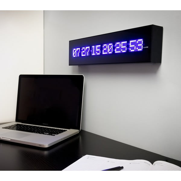 Zegar naścienny z kalendarzem LED Calendar Wall Clock-image-1