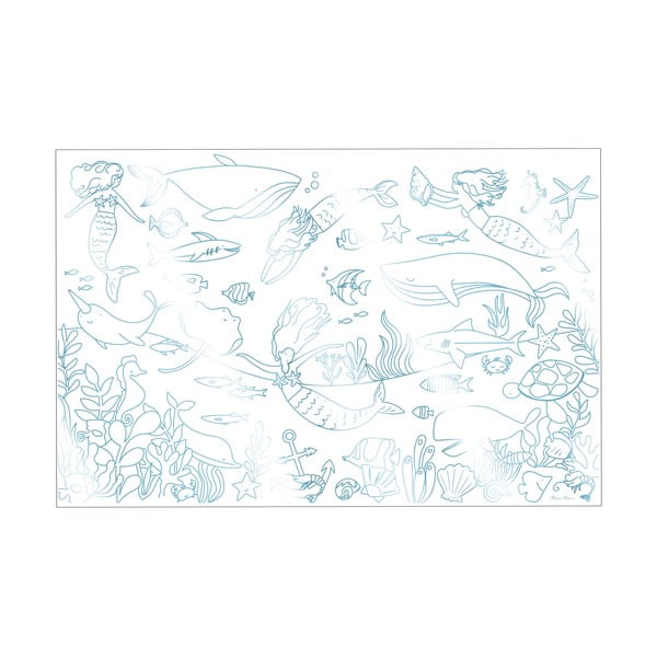 Kolorowanki Mermaid – Meri Meri-image-2