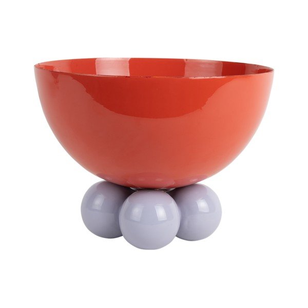 Czerwona żelazna misa ø 26 cm Double Funky – PT LIVING