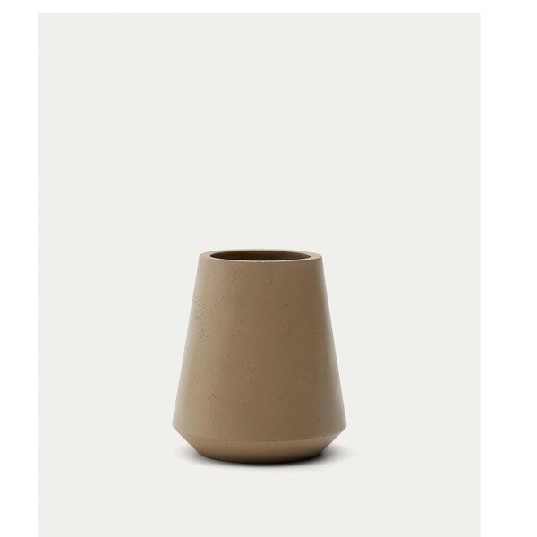 Betonowa osłonka na doniczkę ø 50 cm Calun – Kave Home-image-2