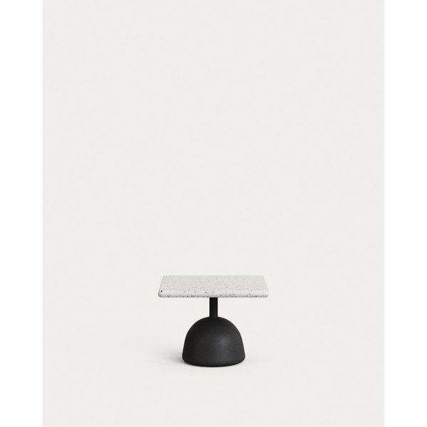 Stolik ogrodowy z blatem z lastryko 48x48 cm Saura – Kave Home-image-1