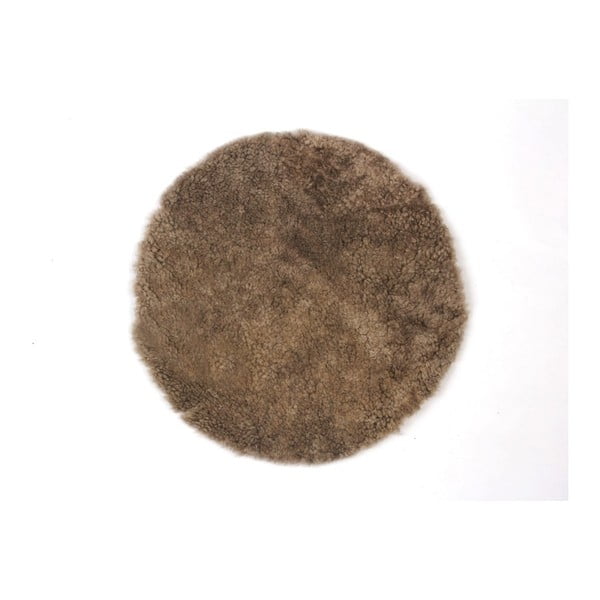 Wełniana poduszka ze skóry owczej Auskin Batair, ∅ 35 cm