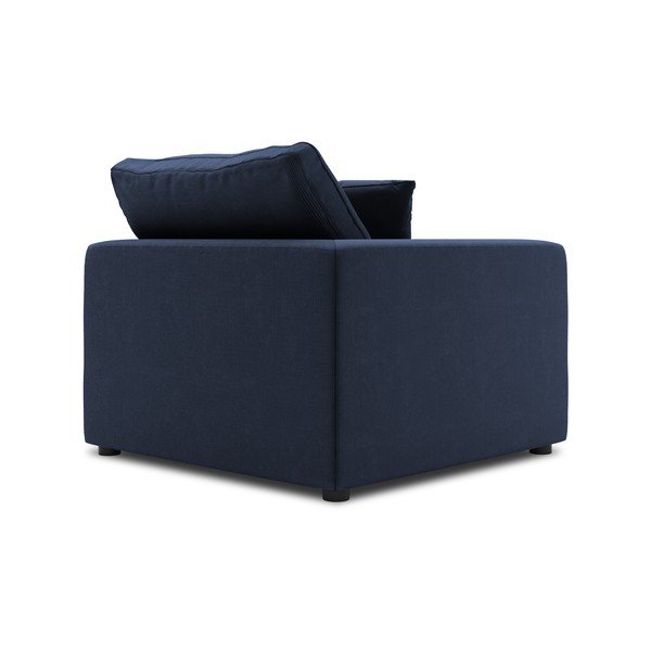 Ciemnoniebieska narożna część sztruksowej sofy modułowej Windsor & Co Sofas Galaxy, lewostronna-image-3