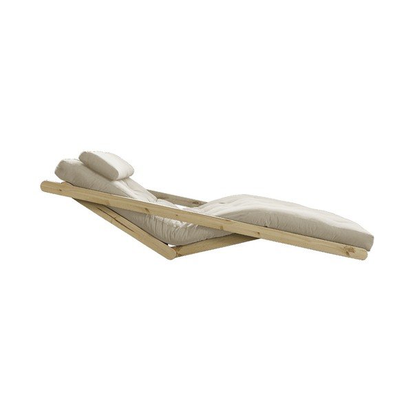 Sofa rozkładana z beżowym pokryciem Karup Design Figo Natural/Beige-image-4