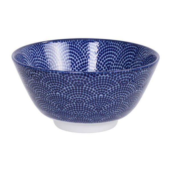 Niebieska miska porcelanowa na ryż Tokyo Design Studio, ø 12,6 cm