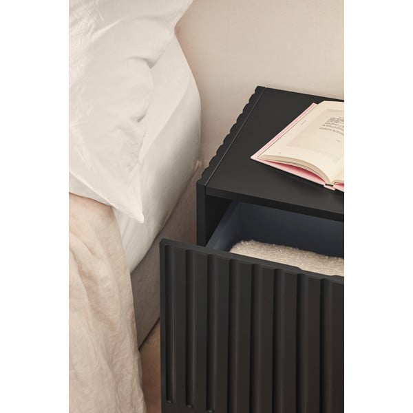 Czarna szafka nocna Doric – Teulat-image-2